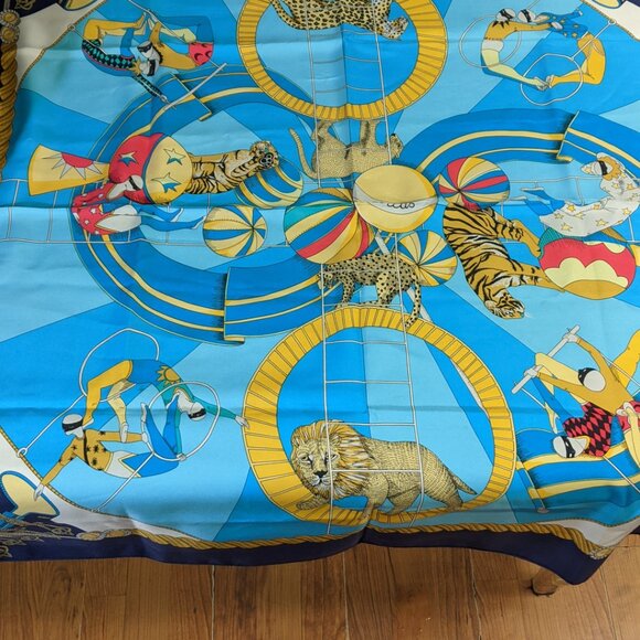 Vintage Hermes circus scarf 1982 - Picture 5 of 12